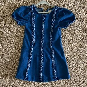 Last chance! Habitual kids girls ruffle Jean dress size 6X